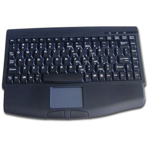 Solidtek KB-540BP5 Mini Keyboard - PS/2 - Black