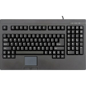 Solidtek USB Full Size POS Keyboard with Touchpad Mouse KB-730BU - USB - TouchPad - PC - QWERTY