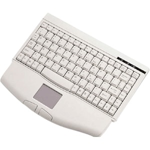 Solidtek KB-540U Mini Keyboard - Cable Connectivity - USB Interface - 88 Key - QWERTY Layout - Computer - TouchPad - PC - 