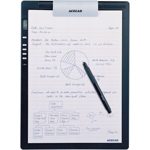 Solidtek Acecad DigiMemo L2 8.5" x 11" digital notepad for PC & Mac DM-L2 - Electromagnetic Pen - PC