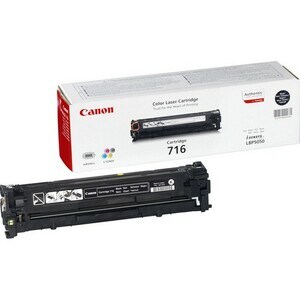 Canon Cartucho de tóner Canon 716BK - Negro Original - Láser - 2300 Páginas - 1 Paquete(s)