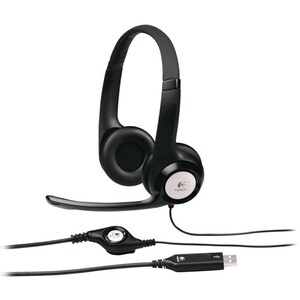 Logitech DIADEMA H390 CLEARCHAT CONECTIVIDAD USB SONIDO ESTEREO CONTROLES DE AURICULAR LLAMAR/RESPONDER/TERMINAR