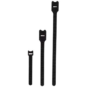 Leviton Recloseable Tie Wrap - Cable Tie - Black - 25 Pack