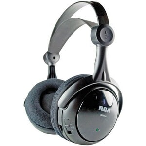 Voxx Audiovox RCA WHP141 Wireless Headphone - Wireless Connectivity - Stereo - Over-the-head - Black