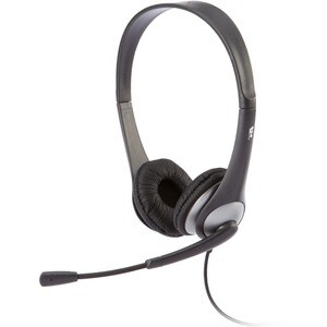 Cyber Acoustics AC-204 Headset - Stereo - Wired - 20 Hz - 20 kHz - Over-the-head - Binaural - Semi-open - 7 ft Cable - Noi