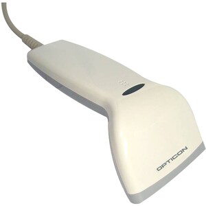 Opticon C37 Handheld Barcode Scanner - Cable Connectivity - Cream - 200 scan/s - 1D - LED - CCD - USB