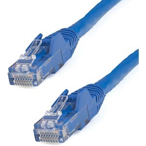 StarTech.com 6in Blue Cat6 Patch Cable with Snagless RJ45 Connectors - Short Ethernet Cable - 6 inch Cat 6 UTP Cable - 6" 