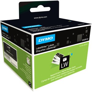 Dymo Name Badge - 300 / Roll - 51 mm Width x 89 mm Height - Non-adhesive - Card Stock