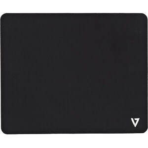 V7 Mouse Pad - 200 mm x 230 mm Dimension - Black - Jersey, Rubber Back
