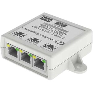 CyberData 3-Port Gigabit Ethernet Switch - 3 Ports - Gigabit Ethernet - 10/100/1000Base-T - 2 Layer Supported - USB - Twis