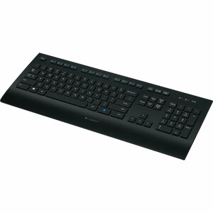 Logitech K280e Keyboard - Cable Connectivity - USB Interface - English (US) - QWERTY Layout - Black - Computer - PC