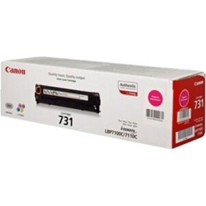 Canon 731M Original Toner Cartridge - Magenta - Laser - Standard Yield - 1500 Pages - 1 Pack