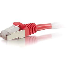 C2G 3ft Cat6 Snagless Shielded (STP) Network Patch Cable - Red - 3 ft Category 6 Network Cable for Network Device - First 