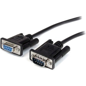 StarTech.com 1 m Serial Data Transfer Cable for Peripheral Device - 1 - First End: 1 x DB-9 Male Serial - Second End: 1 x 