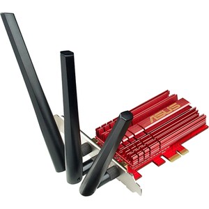 Asus PCE-AC68 IEEE 802.11ac Wi-Fi Adapter for Desktop Computer - PCI Express - 1.27 Gbit/s - 2.40 GHz ISM - 5 GHz UNII - I