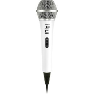 IK Multimedia iRig Wired Microphone - White - Handheld - Mini-phone