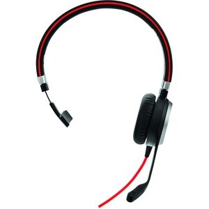 Jabra Evolve 40 Microsoft Lync Mono - Skype for Business - Mono - USB, Mini-phone - Wired - Over-the-head - Monaural - Sup