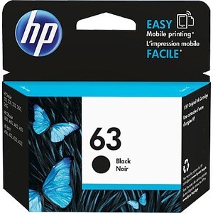 HP 63 Original Inkjet Ink Cartridge - Black Pack - 190 Pages