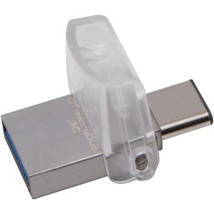 Kingston DataTraveler microDuo 3C - 32 GB - USB 3.1 Type A, USB 3.1 Type C - 5 Year Warranty