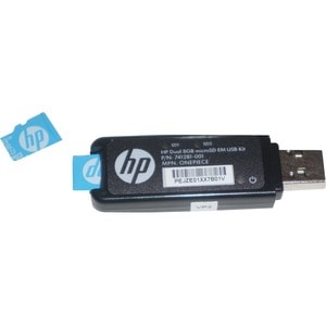 HPE Flash Media Kit - Dual 8GB microSD Enterprise Midline USB Kit - Media Only - Firmware - microSD, USB Drive