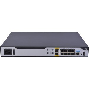 HPE MSR1003-8 AC Router Chassis - 10 Ports - Management Port - 3 Slots - Gigabit Ethernet - 19U - Rack-mountable, Desktop