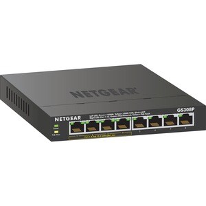 Netgear Gigabit Ethernet Switch PoE a 8 porte 10/100/1000 Mbps non schermate autosensing e MDI-MDX, di cui 4 dotate di supporto PoE per l’alimentazione di AP, telefoni VoIP e videocamere IP. Supporta 802.3az per il risparmio enegetico. Ideale per Small Business Network - Dotato di alimentatore esterno - Case metallico - Package Multilingua
