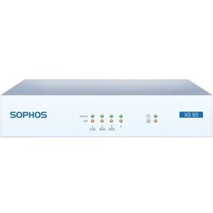Sophos XG 85 Network Security/Firewall Appliance - 4 Port - 1000Base-T - Gigabit Ethernet - 4 x RJ-45 - Rack-mountable