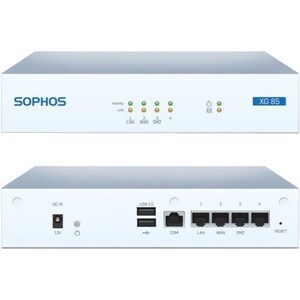 Sophos XG 85w Network Security/Firewall Appliance - 4 Port - 1000Base-T - Gigabit Ethernet - Wireless LAN IEEE 802.11a/b/g