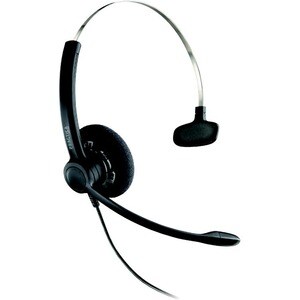 Plantronics Practica SP11 Headset - Mono - RJ-11 - Wired - Over-the-head - Monaural - Supra-aural - Noise Canceling - Black