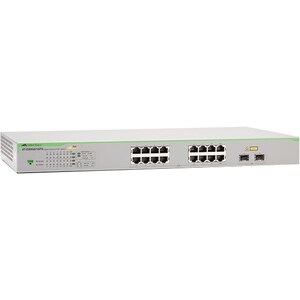 Allied Telesis AT-GS950/16PS 16 Ports Manageable Ethernet Switch - 2 Layer Supported - Desktop, Wall Mountable, Rack-mountable