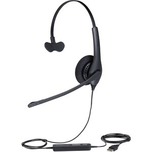Jabra BIZ 1500 Headset - Mono - Quick Disconnect - Wired - 150 Ohm - 20 Hz - 4.50 kHz - Over-the-head - Monaural - Supra-a