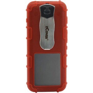 zCover Dock-in-Case Carrying Case IP Phone - Red, Transparent - Belt Clip - 1 Pack
