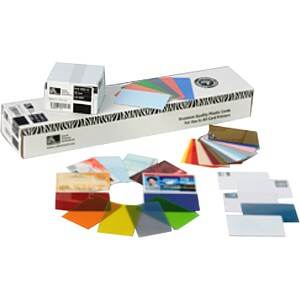 Zebra Premier ID Card - Printable - 53.98 mm x 85.73 mm Length - 500 - White - Polyvinyl Chloride (PVC)