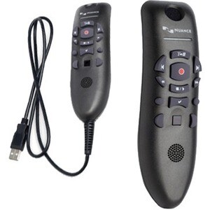 Nuance PowerMic III Wired Microphone - 3 ft - Mono - 20 Hz to 16 kHz - Handheld - USB