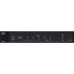 Cisco RV340 Router - 6 Ports - Management Port - SlotsGigabit Ethernet - Rack-mountable