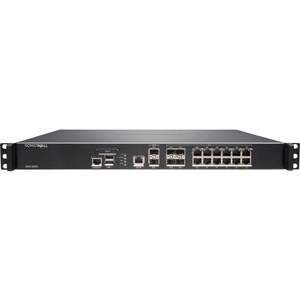 SonicWall NSA 5600 TotalSecure (1-Year) - 12 Port - Gigabit Ethernet - 12 x RJ-45 - 7 Total Expansion Slots - 1 Year - Rac