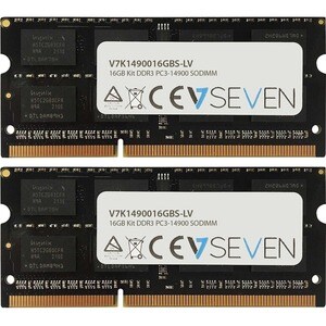 V7 RAM Module - 16 GB (2 x 8 GB) - DDR3L-1866/PC3-14900 DDR3L SDRAM - 1866 MHz - CL13 - 1.35 V - 204-pin - SoDIMM