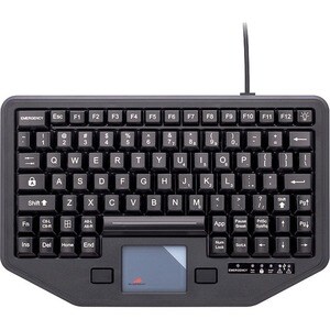 Gamber-Johnson Keyboard - Cable Connectivity - TouchPad - QWERTY Layout - 88 Key
