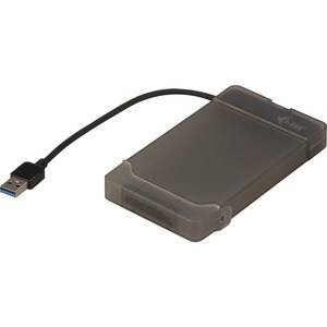 i-tec MySafe Drive Enclosure - USB 3.0 Host Interface External - Black - 1 x 2.5" Bay - Plastic