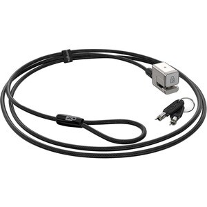 Kensington Cable Lock For Notebook - 1.83 m Cable - Carbon Steel, Plastic - For Notebook