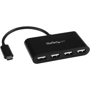 StarTech.com 4 Port USB C Hub - Mini Hub - USB-C to 4x USB-A - USB 2.0