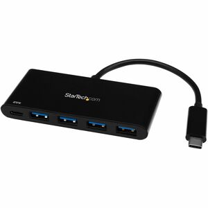 4 Port USB C Hub with 4 USB Type-A Ports (USB 3.0 SuperSpeed 5Gbps) - 60W Power Delivery Passthrough Charging - USB 3.1 Ge