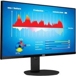 AOC I2490VXQ 60.5 cm (23.8") Full HD WLED LCD Monitor - 16:9 - Black - Advanced High Performance In-plane Switching (AH-IP
