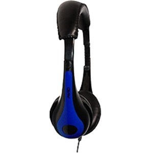 AVID LIGHT WEIGHT HEADPHONE WITH BRAIDED NYLON CORD BLUE - Stereo - Blue - Mini-phone (3.5mm) - Wired - 32 Ohm - 20 Hz 20 