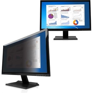 V7 PS24.0WA2-2E Privacy Screen Filter - For 61 cm (24") Widescreen LCD Monitor, Notebook - 16:10 - Scratch Resistant