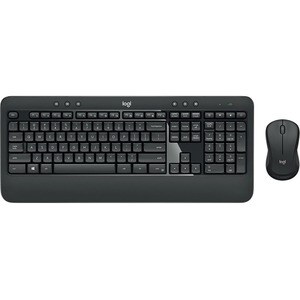 Logitech MK540 Keyboard & Mouse - USB Wireless RF - English (US), International - USB Wireless RF - Optical - 1000 dpi - 3