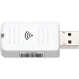 Epson ELPAP10 IEEE 802.11n - Wi-Fi Adapter for Projector - USB - 54 Mbit/s - 2.40 GHz ISM - External