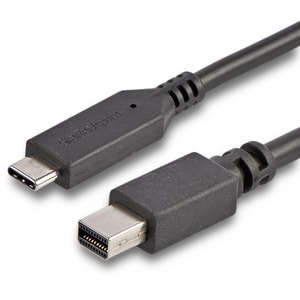 Startech Com 1 8m 6ft Usb C To Mini Displayport Cable 4k 60hz Black Product Details