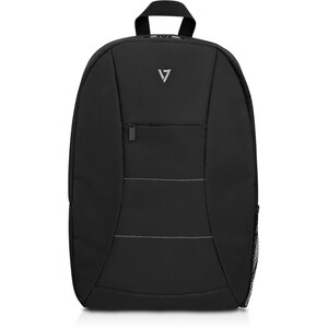 V7 Mochila Essential para portátil hasta 15,6" (39,6 cm). Color principal del producto: Negro, Material: Poliéster, Coloración: Monótono. Ancho: 304,8 mm, Profundidad: 463,6 mm, Altura: 114,3 mm. Dimensiones del embalaje (alto x alto x peso): 304,8 x 463,6 x 114,3 mm, Peso del paquete: 280 g, Tipo de embalaje: Hangtag
