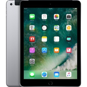 Apple iPad Tablet - 9.7" - 128 GB Storage - iOS 12 - 4G - Space Gray - Apple A10 SoC - ARM Hurricane Dual-core (2 Core) 2.